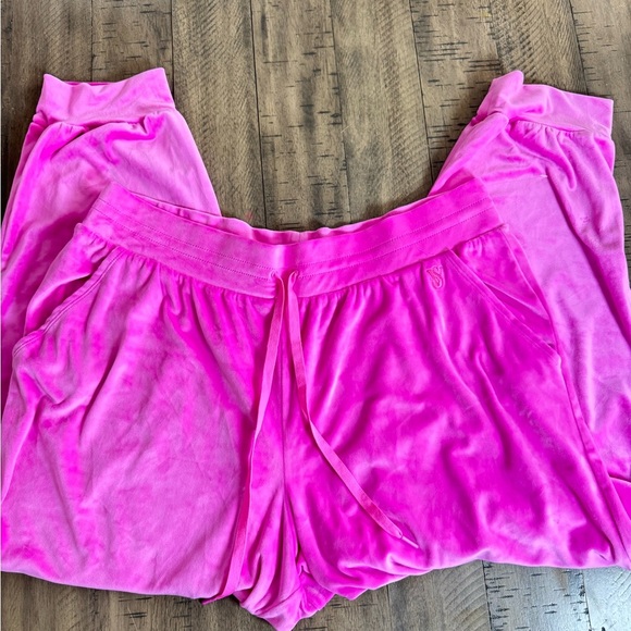Victoria's Secret Pink Velour Sweatpants NWOT - Picture 4 of 9